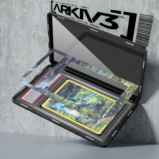 ARKIV3 PSA graded exploded mockup