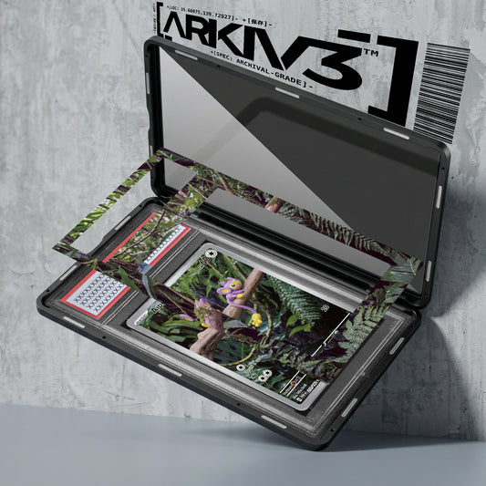 ARKIV3 PSA graded exploded mockup