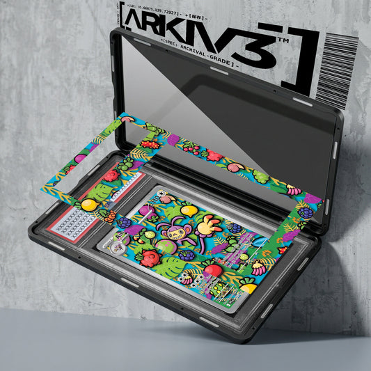 ARKIV3 PSA graded exploded mockup