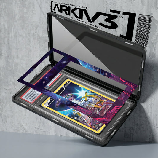 ARKIV3 PSA graded exploded mockup