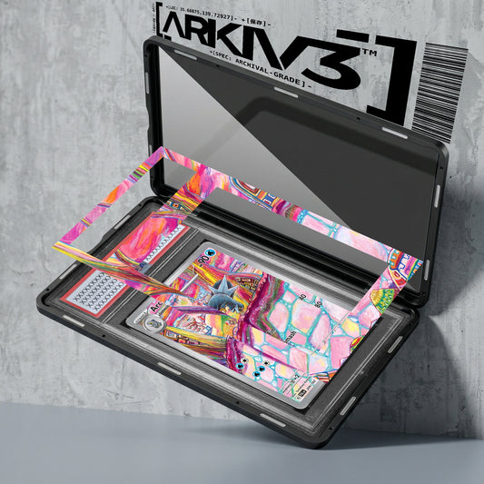 ARKIV3 PSA graded exploded mockup