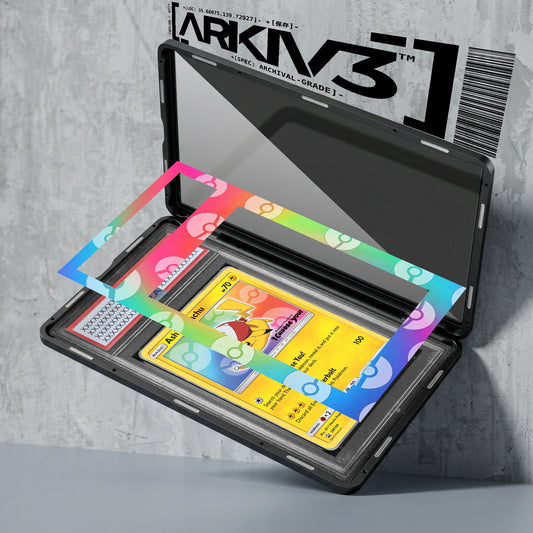 ARKIV3 PSA graded exploded mockup