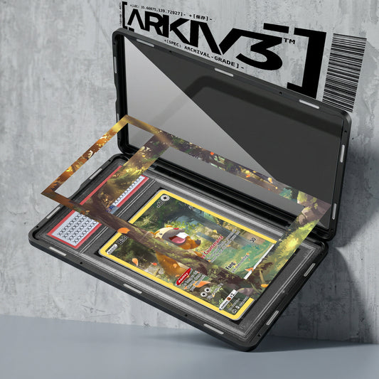 ARKIV3 PSA graded exploded mockup