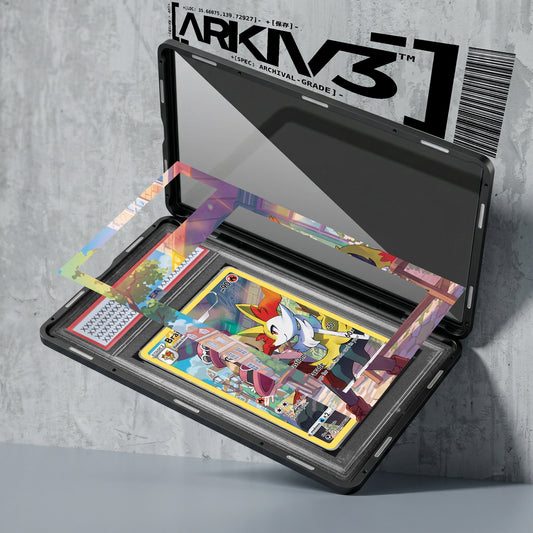 ARKIV3 PSA graded exploded mockup