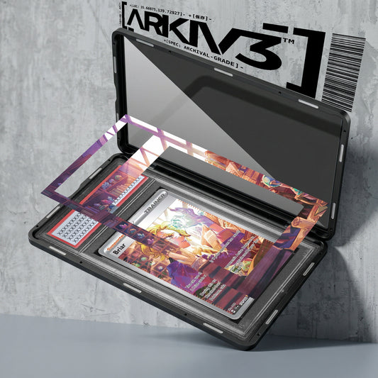 ARKIV3 PSA graded exploded mockup