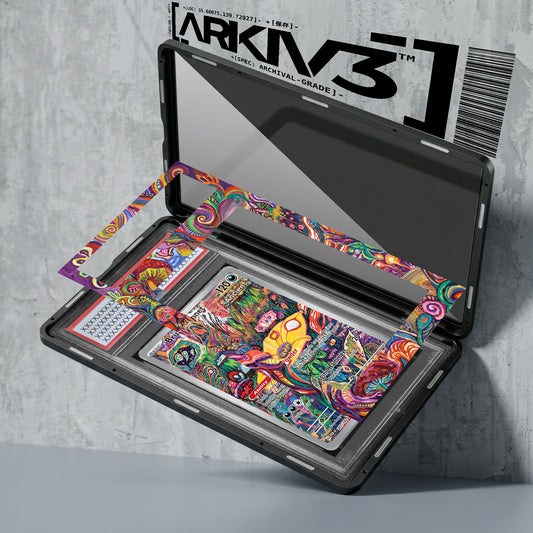 ARKIV3 PSA graded exploded mockup