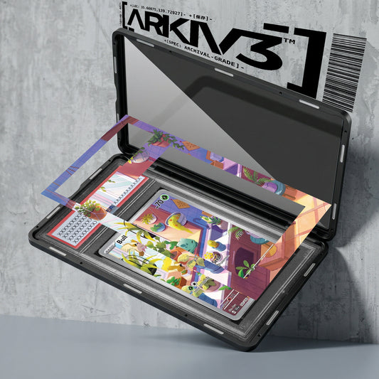 ARKIV3 PSA graded exploded mockup