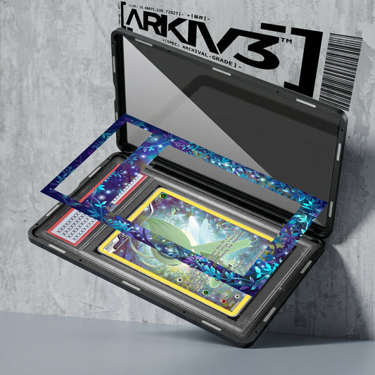 ARKIV3 PSA graded exploded mockup