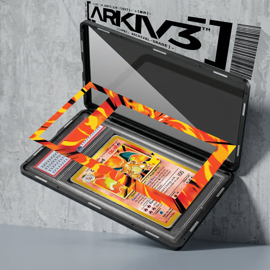 ARKIV3 PSA graded exploded mockup