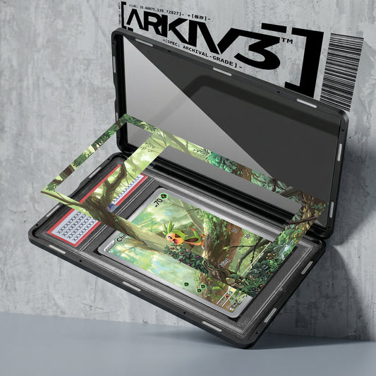 ARKIV3 PSA graded exploded mockup