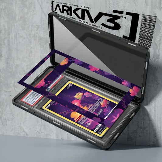 ARKIV3 PSA graded exploded mockup