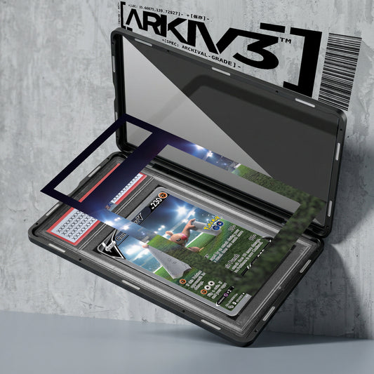 ARKIV3 PSA graded exploded mockup