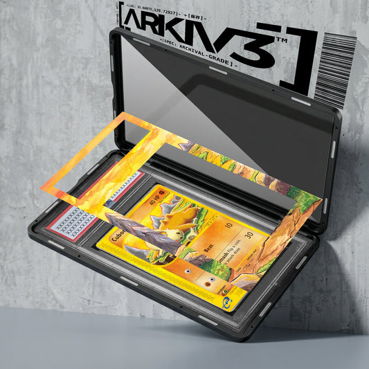 ARKIV3 PSA graded exploded mockup