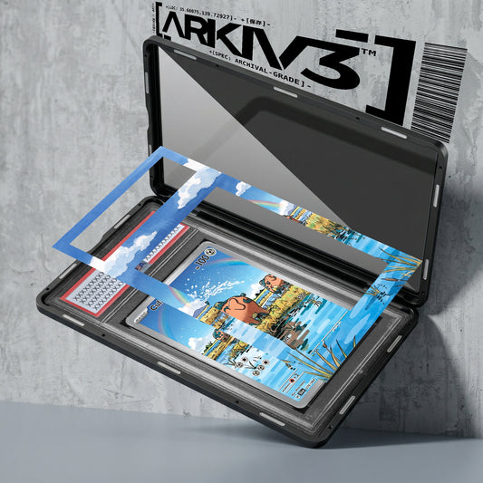 ARKIV3 PSA graded exploded mockup