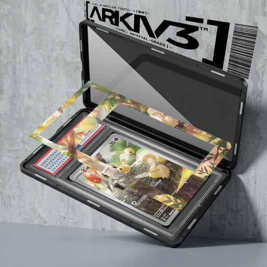 ARKIV3 PSA graded exploded mockup