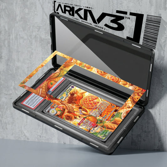 ARKIV3 PSA graded exploded mockup