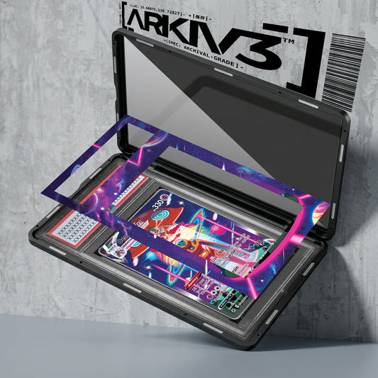ARKIV3 PSA graded exploded mockup