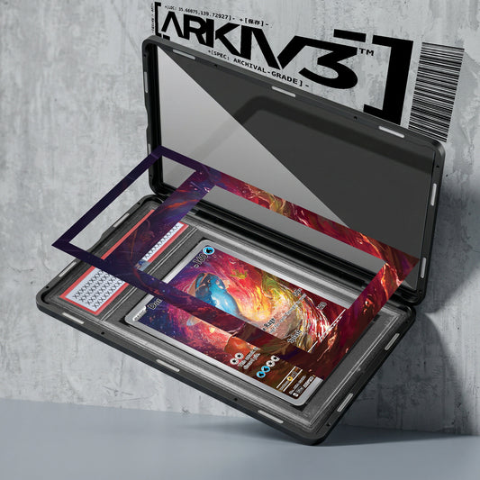 ARKIV3 PSA graded exploded mockup