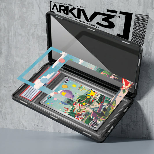 ARKIV3 PSA graded exploded mockup