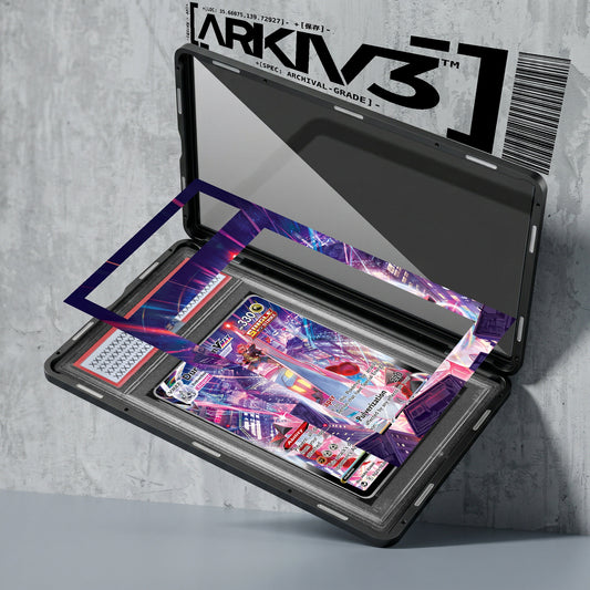 ARKIV3 PSA graded exploded mockup