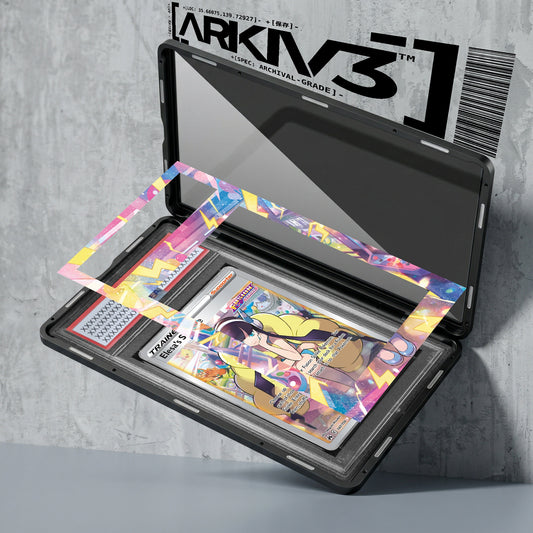 ARKIV3 PSA graded exploded mockup