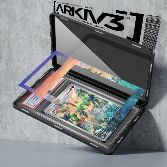 ARKIV3 PSA graded exploded mockup