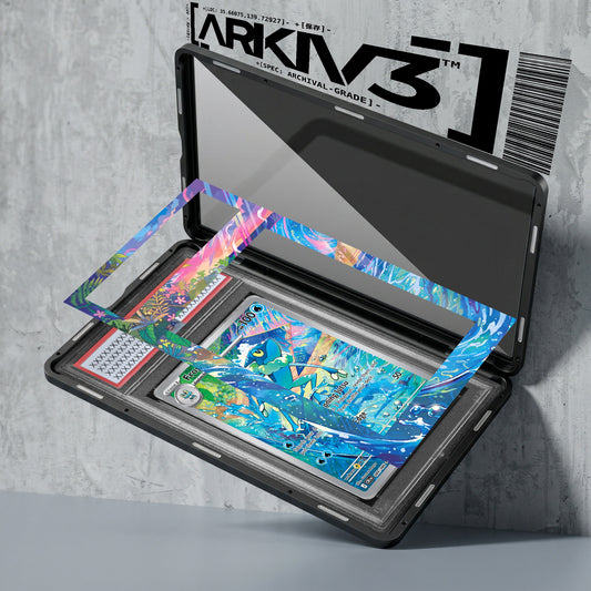 ARKIV3 PSA graded exploded mockup
