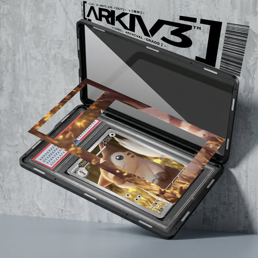 ARKIV3 PSA graded exploded mockup