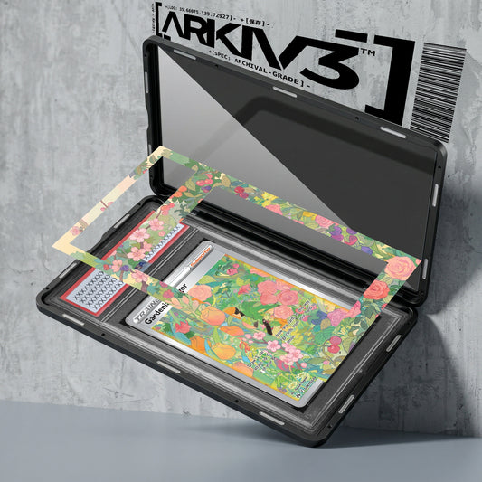 ARKIV3 PSA graded exploded mockup