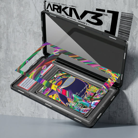 ARKIV3 PSA graded exploded mockup