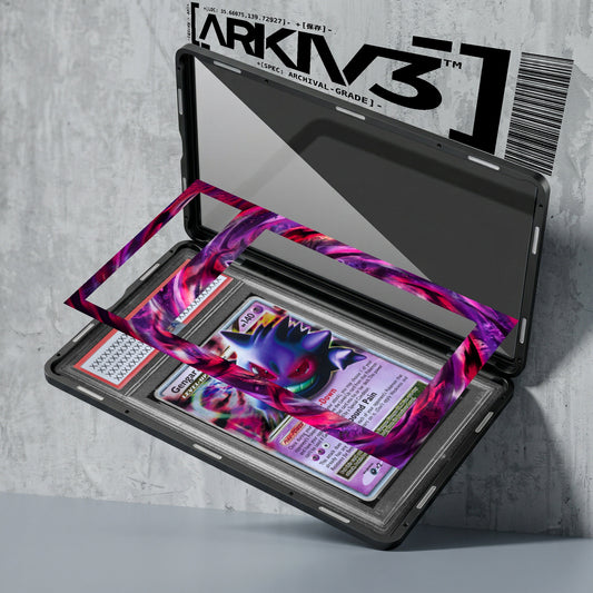 ARKIV3 PSA graded exploded mockup
