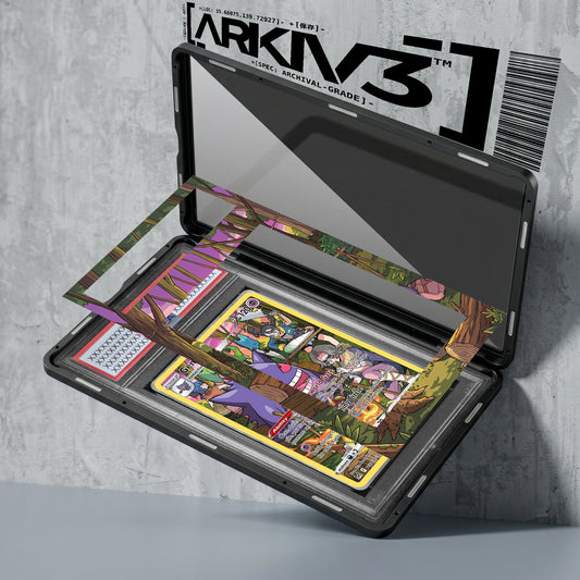 ARKIV3 PSA graded exploded mockup