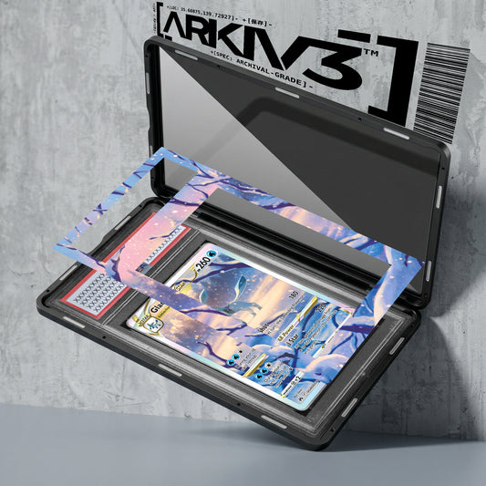 ARKIV3 PSA graded exploded mockup