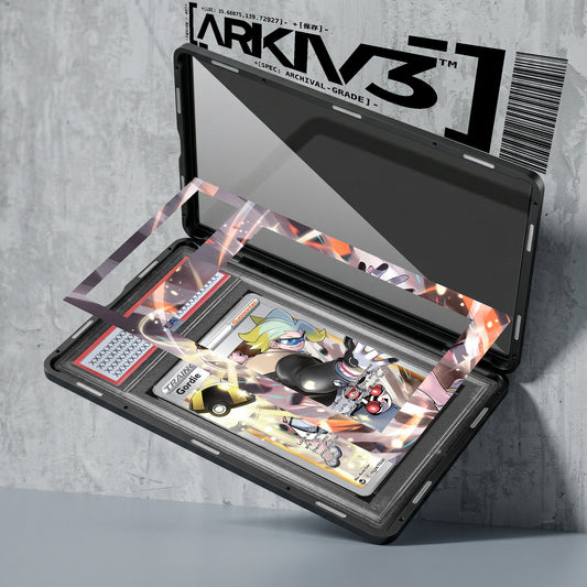 ARKIV3 PSA graded exploded mockup