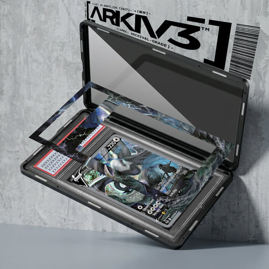 ARKIV3 PSA graded exploded mockup