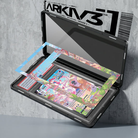 ARKIV3 PSA graded exploded mockup