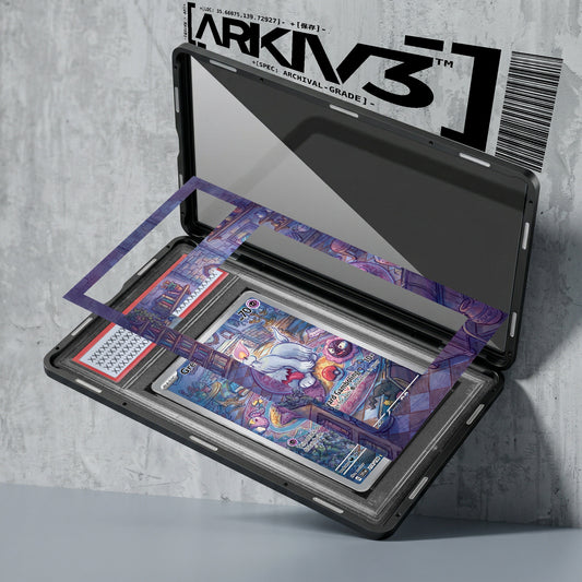 ARKIV3 PSA graded exploded mockup