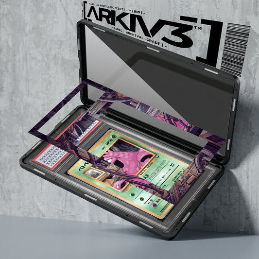 ARKIV3 PSA graded exploded mockup