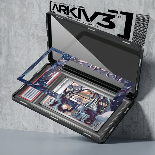 ARKIV3 PSA graded exploded mockup