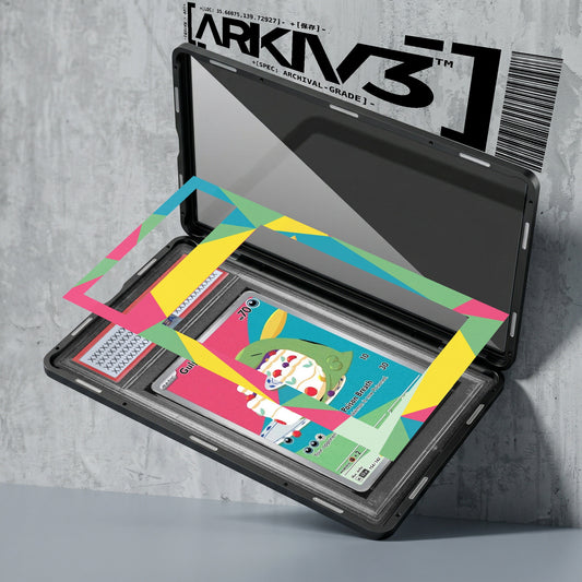 ARKIV3 PSA graded exploded mockup