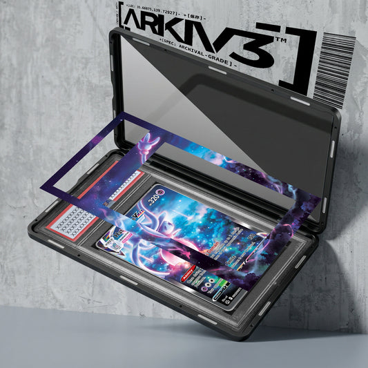 ARKIV3 PSA graded exploded mockup