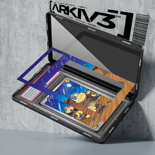 ARKIV3 PSA graded exploded mockup