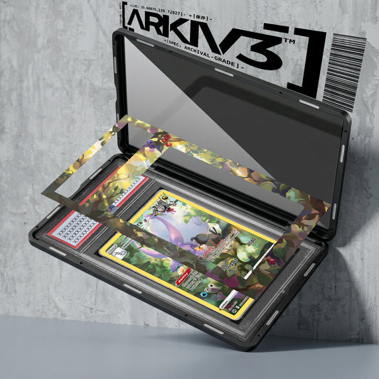 ARKIV3 PSA graded exploded mockup