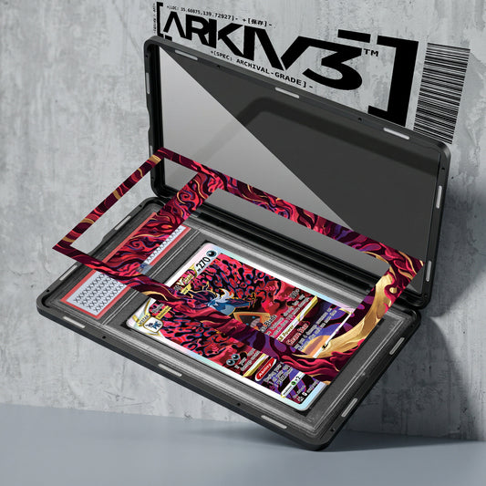 ARKIV3 PSA graded exploded mockup