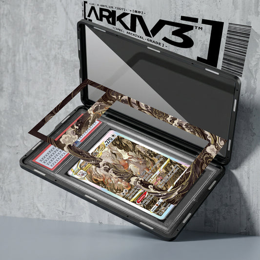 ARKIV3 PSA graded exploded mockup