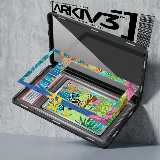 ARKIV3 PSA graded exploded mockup