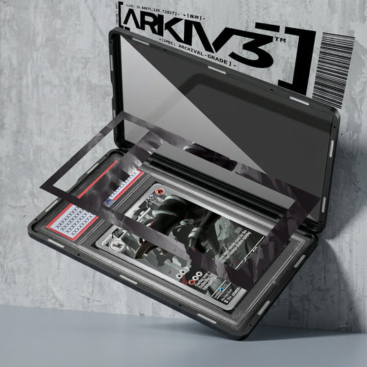 ARKIV3 PSA graded exploded mockup