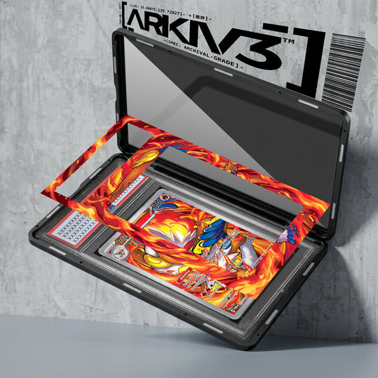 ARKIV3 PSA graded exploded mockup