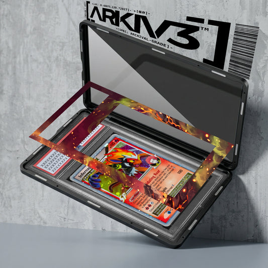 ARKIV3 PSA graded exploded mockup