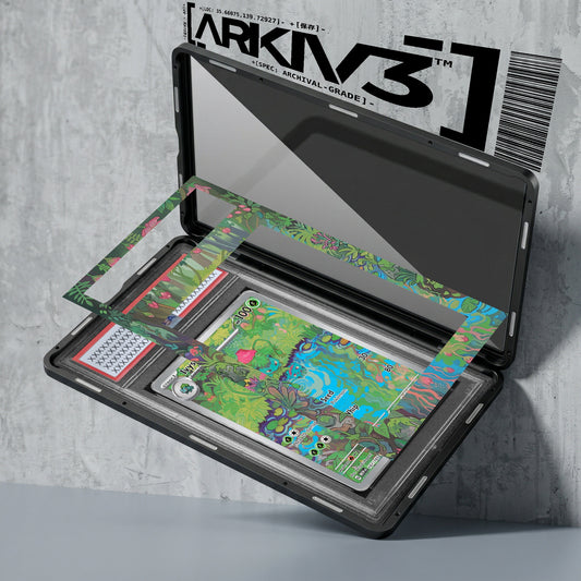 ARKIV3 PSA graded exploded mockup